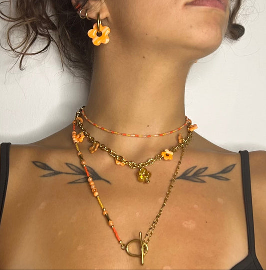 DESHERET - BOUCLES D'OREILLES - FLOWERS