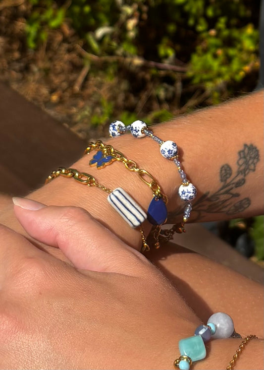 KHESBED - BRACELET - CHAINE & PERLES