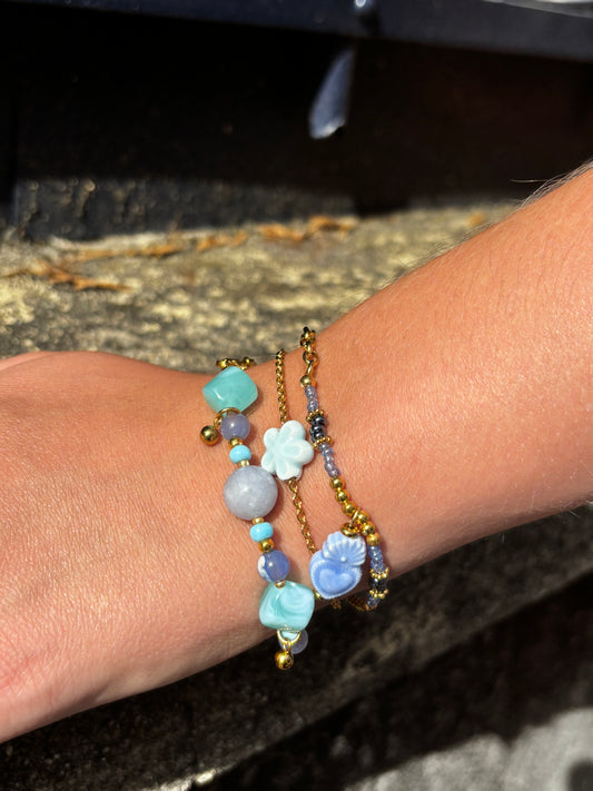 KHESBED - BRACELET - CHAINE & PERLES