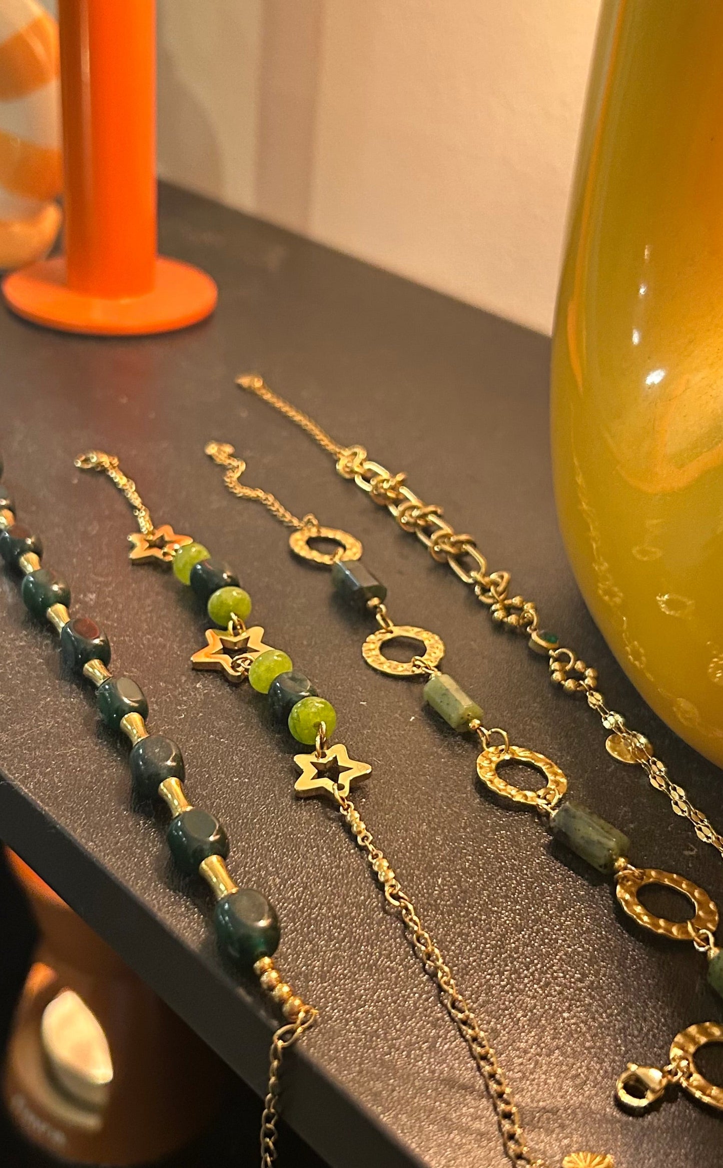 WADJ - BRACELET - CHAINE & PERLES