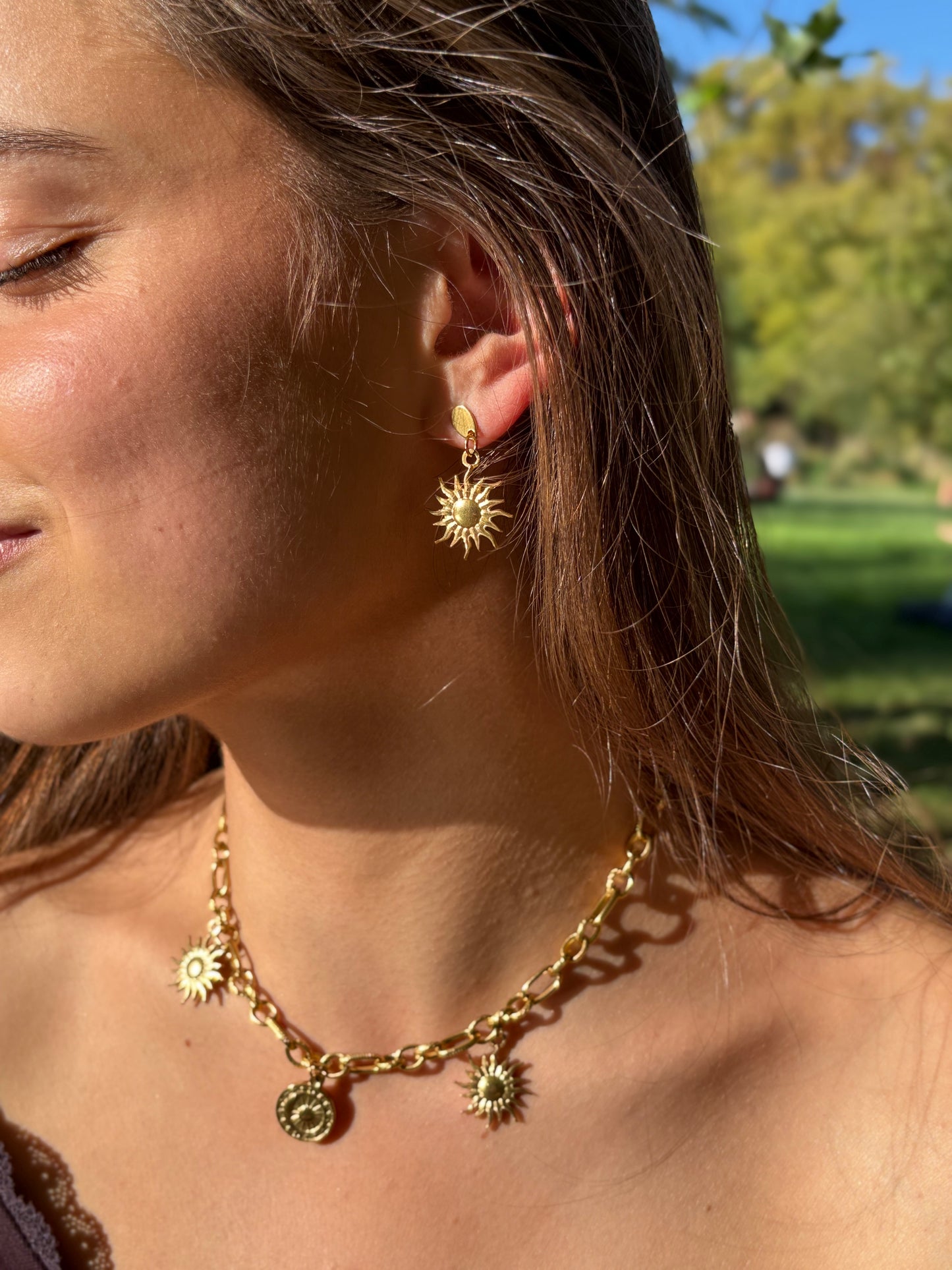 SHAMS - BOUCLES D'OREILLES - SOLEIL