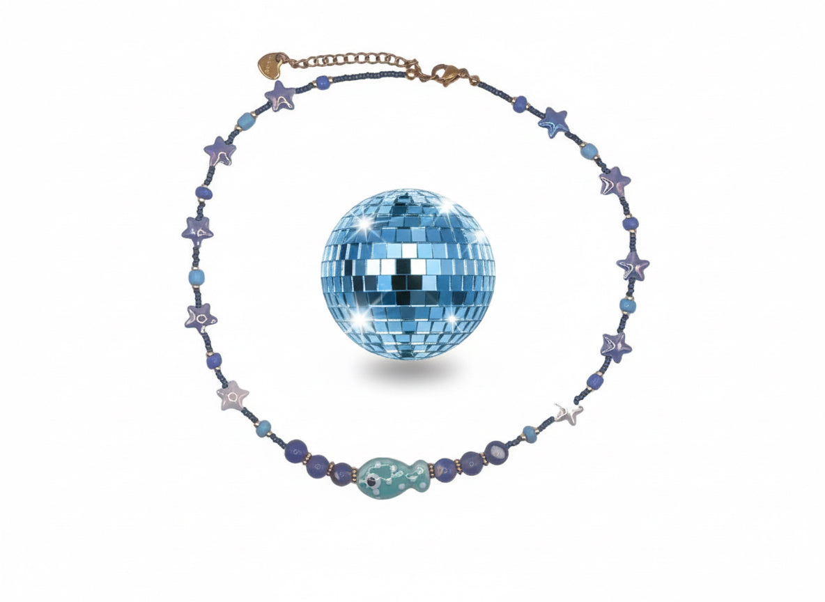 KHESBED - COLLIER - PERLES