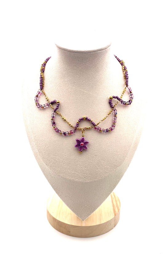 AMENTET - COLLIER - CHAINE & PERLES