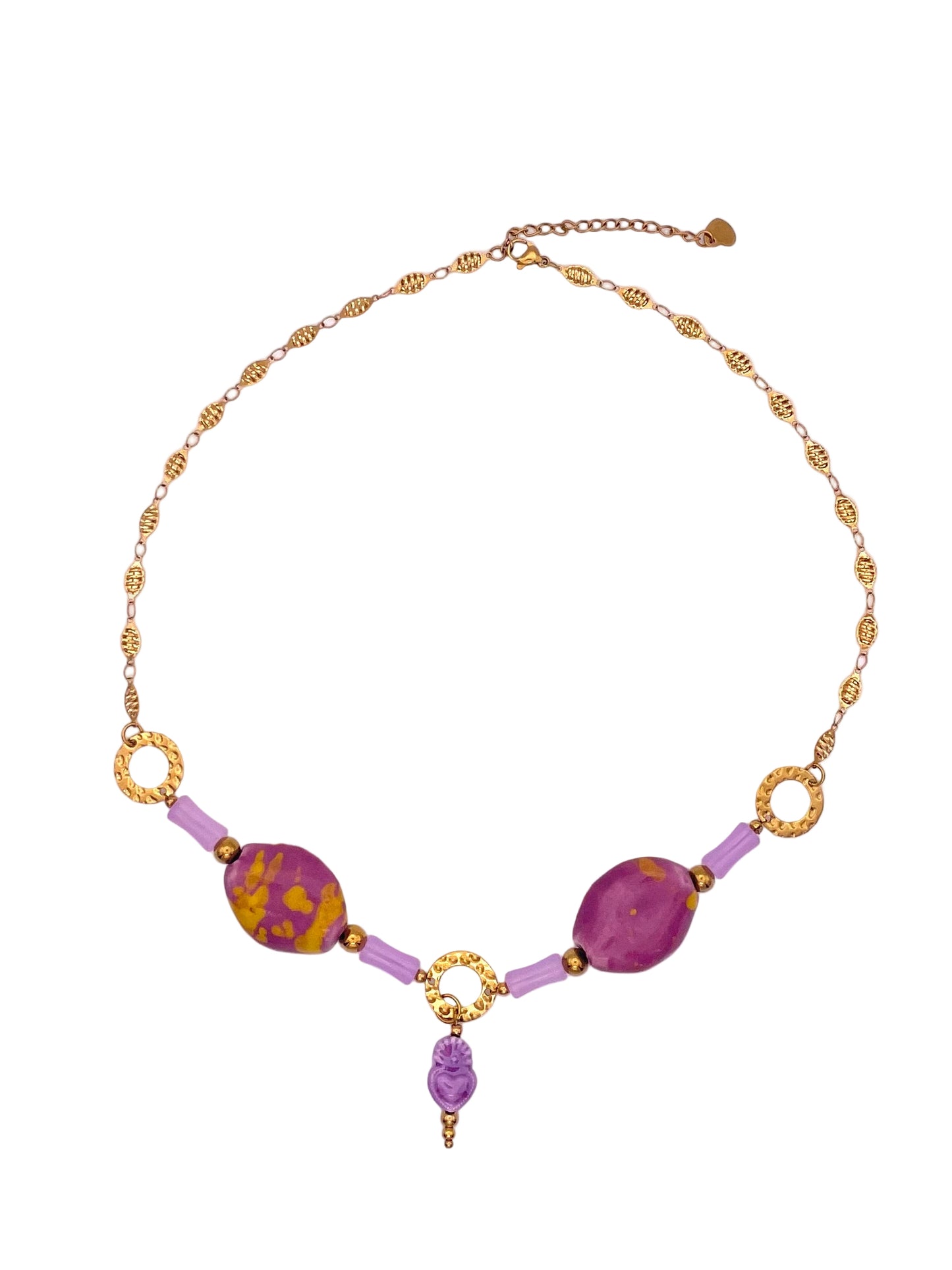 AMENTET - COLLIER - CHAINE & PERLES