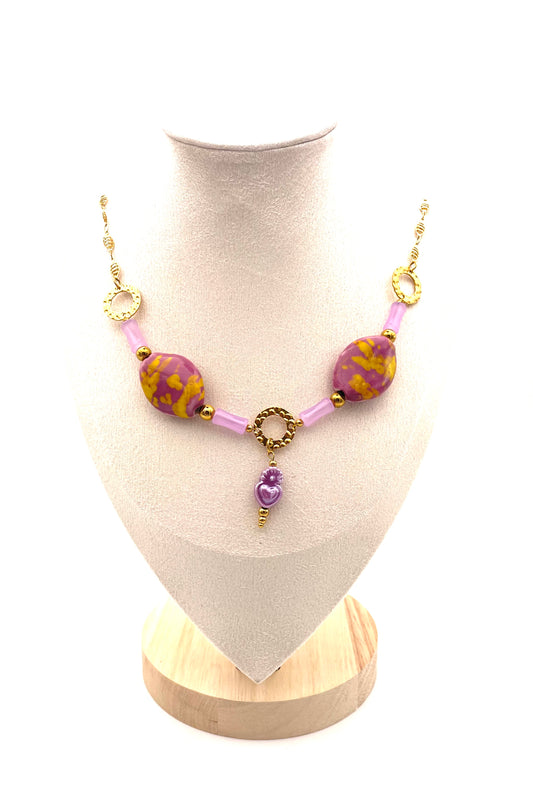 AMENTET - COLLIER - CHAINE & PERLES