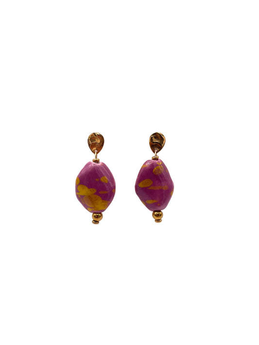 AMENTET - BOUCLES D'OREILLES - PERLES