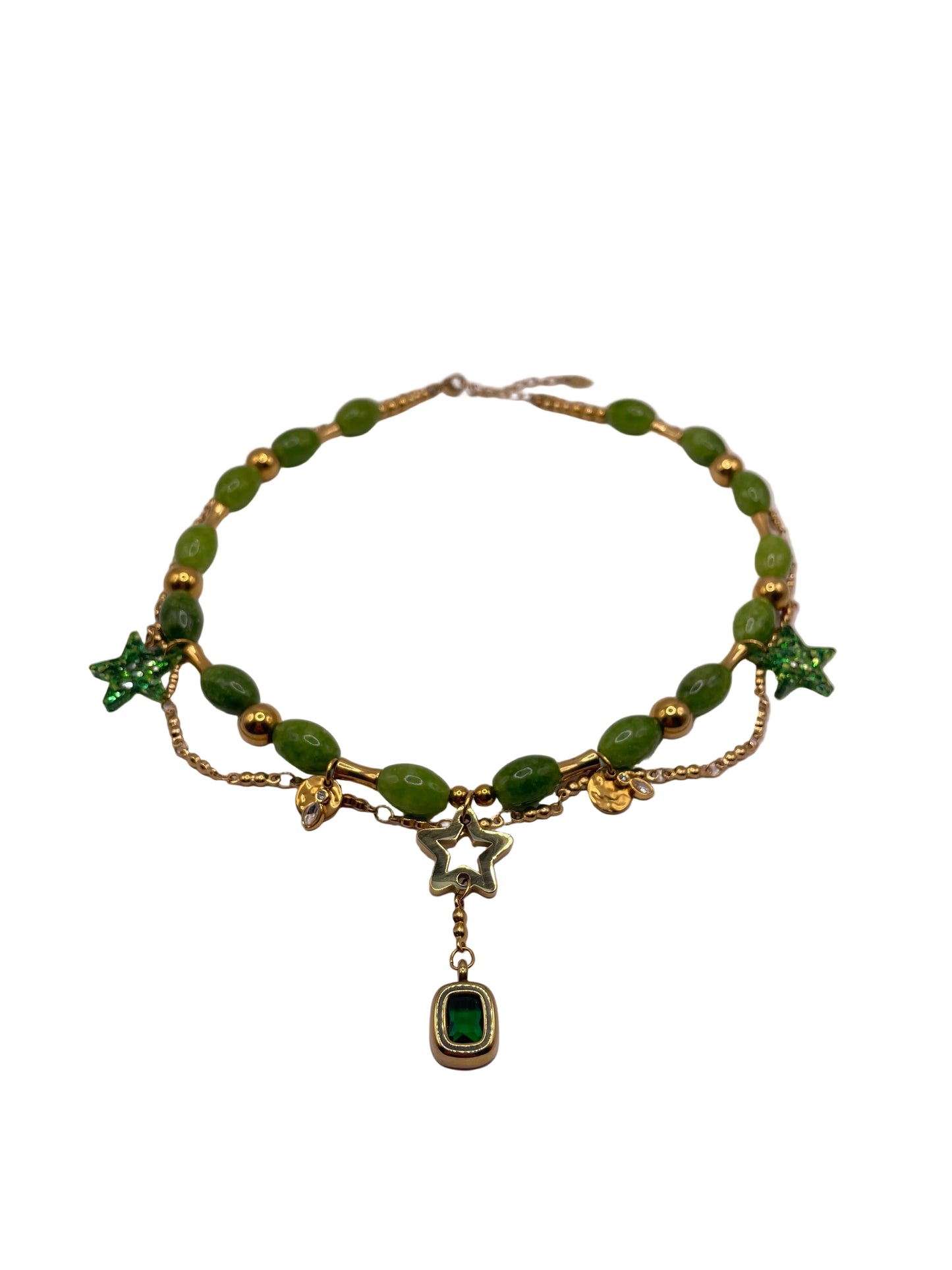 WADJ - COLLIER - CHAINE & PERLES