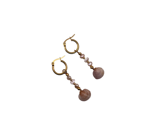 DJEBA - BOUCLES D'OREILLES - PERLES