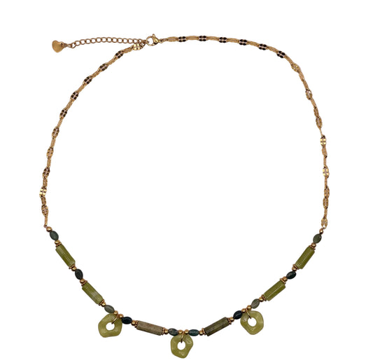 WADJ - COLLIER - CHAINE & PERLES